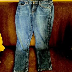 Mid rise skinny jeans.  Gorgeous pair!